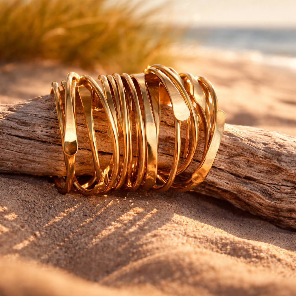Vintage Boho Layered Bangle Set – Stack Your Story