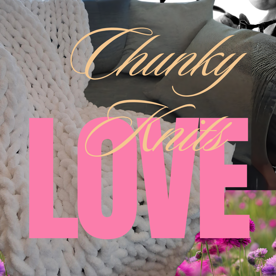 Luxurious Chunky Knitted Blanket, Custom made for You.