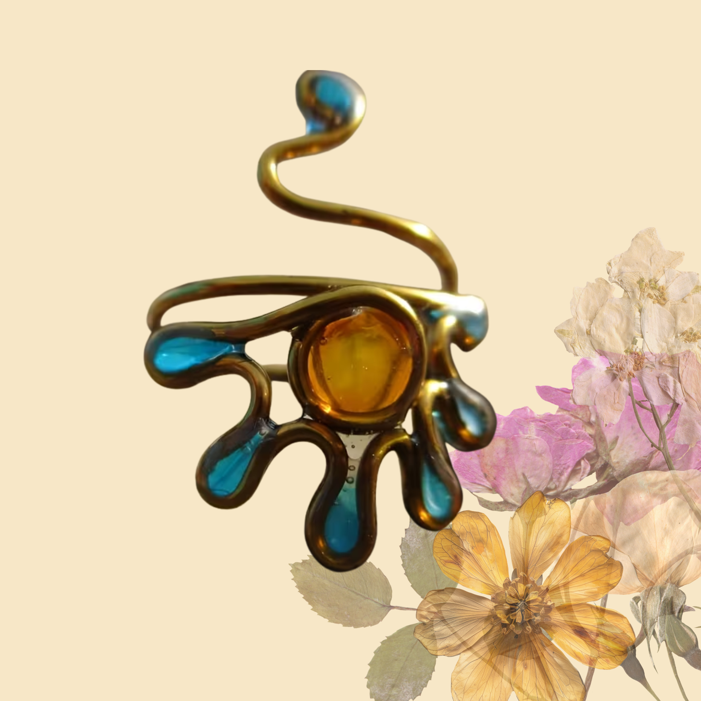 Wild Copper Soul Ring