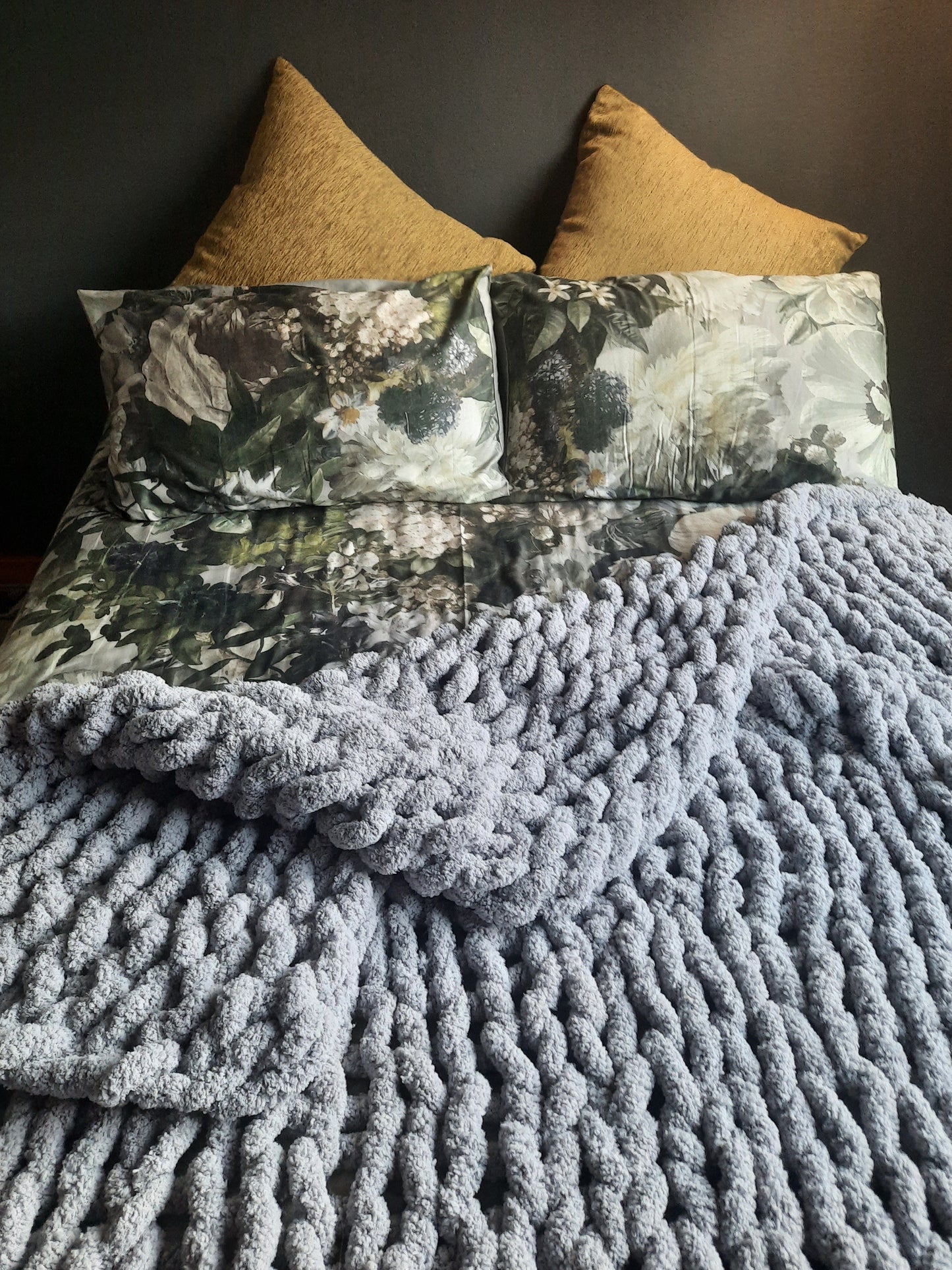 Luxurious Chunky Knitted Blanket, Custom made for You.