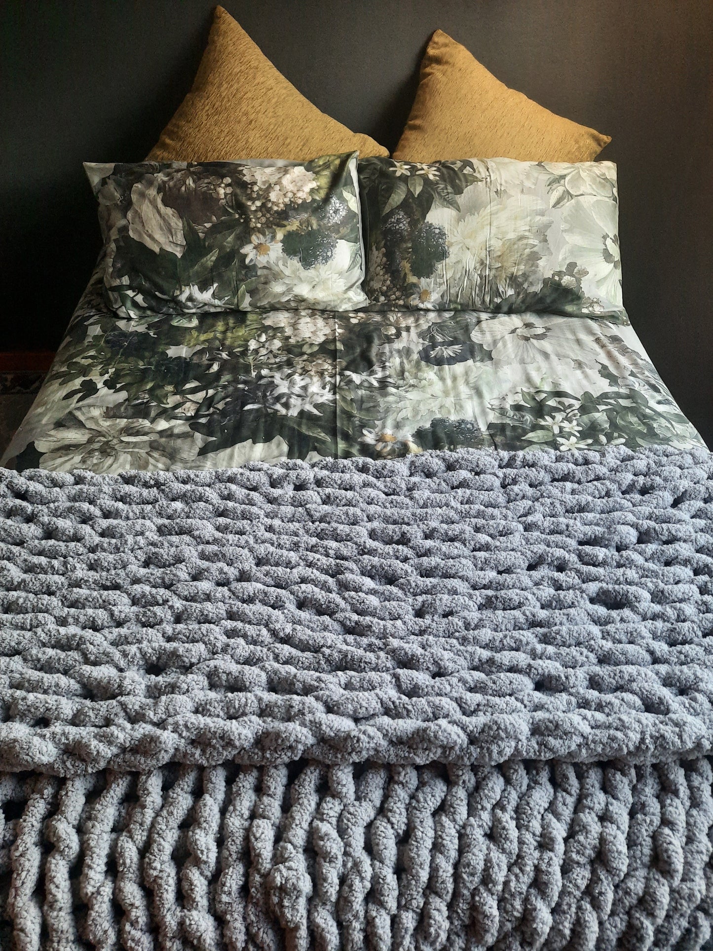 Luxurious Chunky Knitted Blanket, Custom made for You.