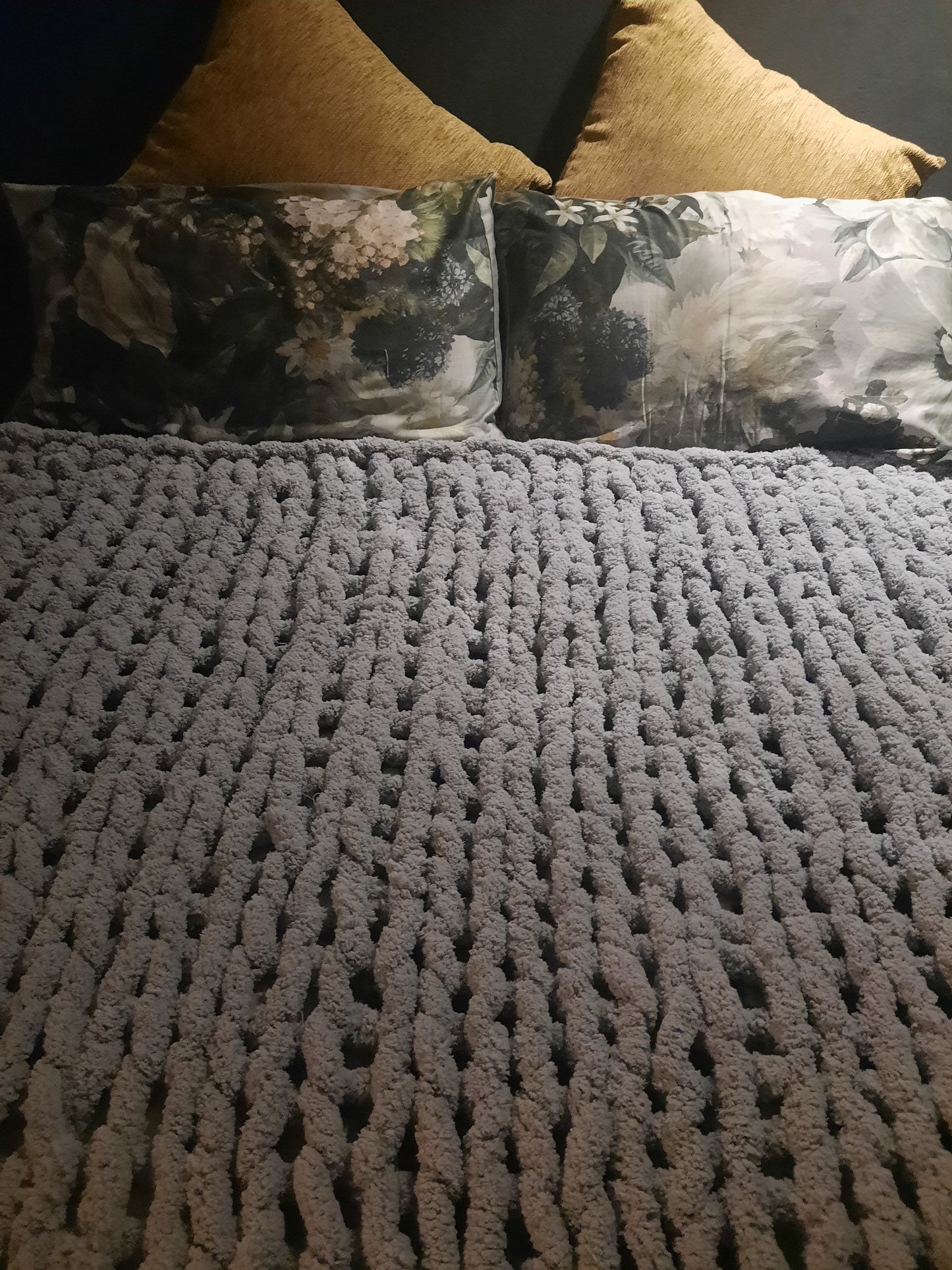 Luxurious Chunky Knitted Blanket, Custom made for You.