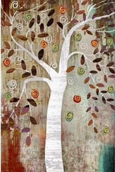 Autumn Reminders : Abstract Tree