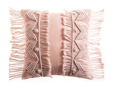 Handwoven Boho Macrame Pillowcases - Great Colors & Shapes