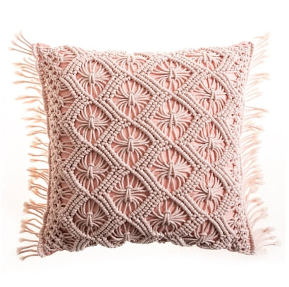 Handwoven Boho Macrame Pillowcases - Great Colors & Shapes