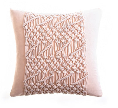 Handwoven Boho Macrame Pillowcases - Great Colors & Shapes