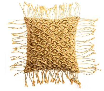 Handwoven Boho Macrame Pillowcases - Great Colors & Shapes