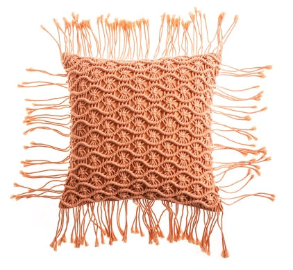 Handwoven Boho Macrame Pillowcases - Great Colors & Shapes